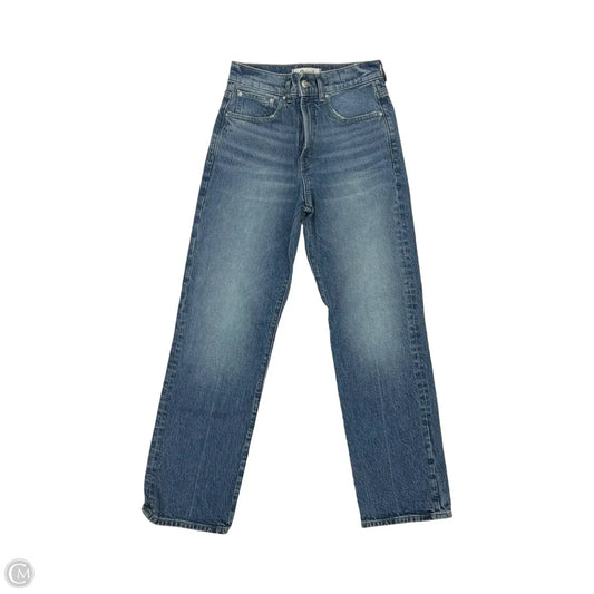 Jeans Straight By Madewell In Blue Denim, Size: 2