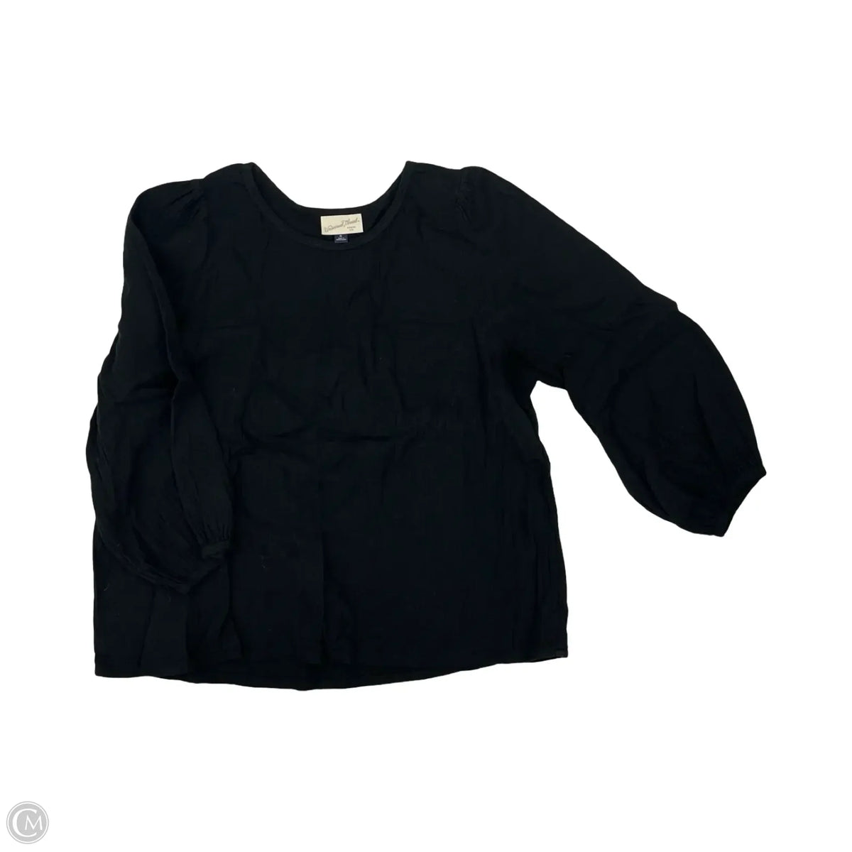 Blouse Long Sleeve By Universal Thread In Black, Size: Xl