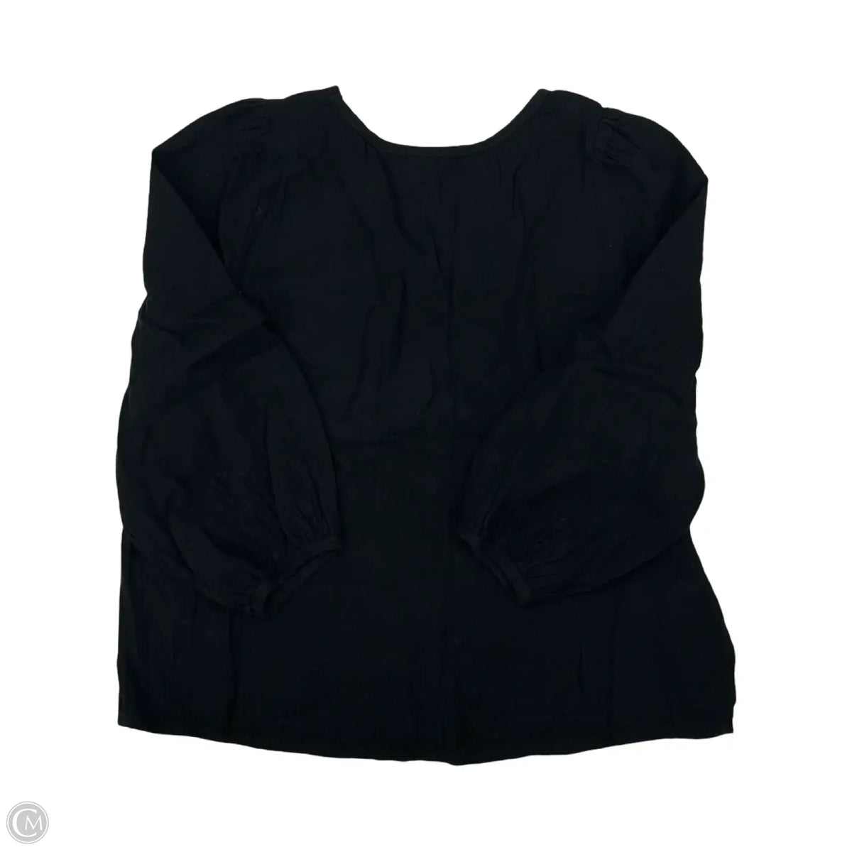 Blouse Long Sleeve By Universal Thread In Black, Size: Xl