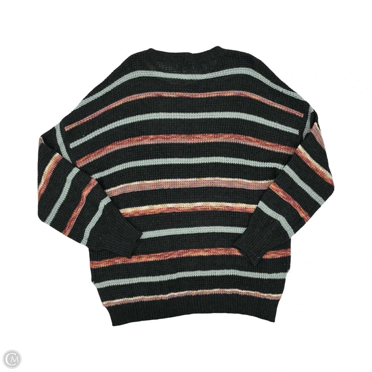 Sweater By American Eagle In Striped Pattern, Size: M