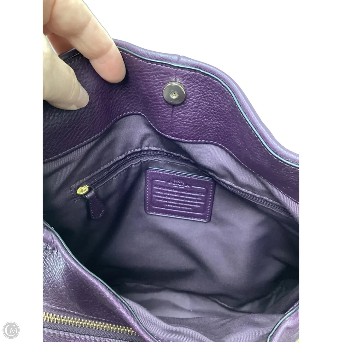 Handbag Designer By Coach, Size: Medium