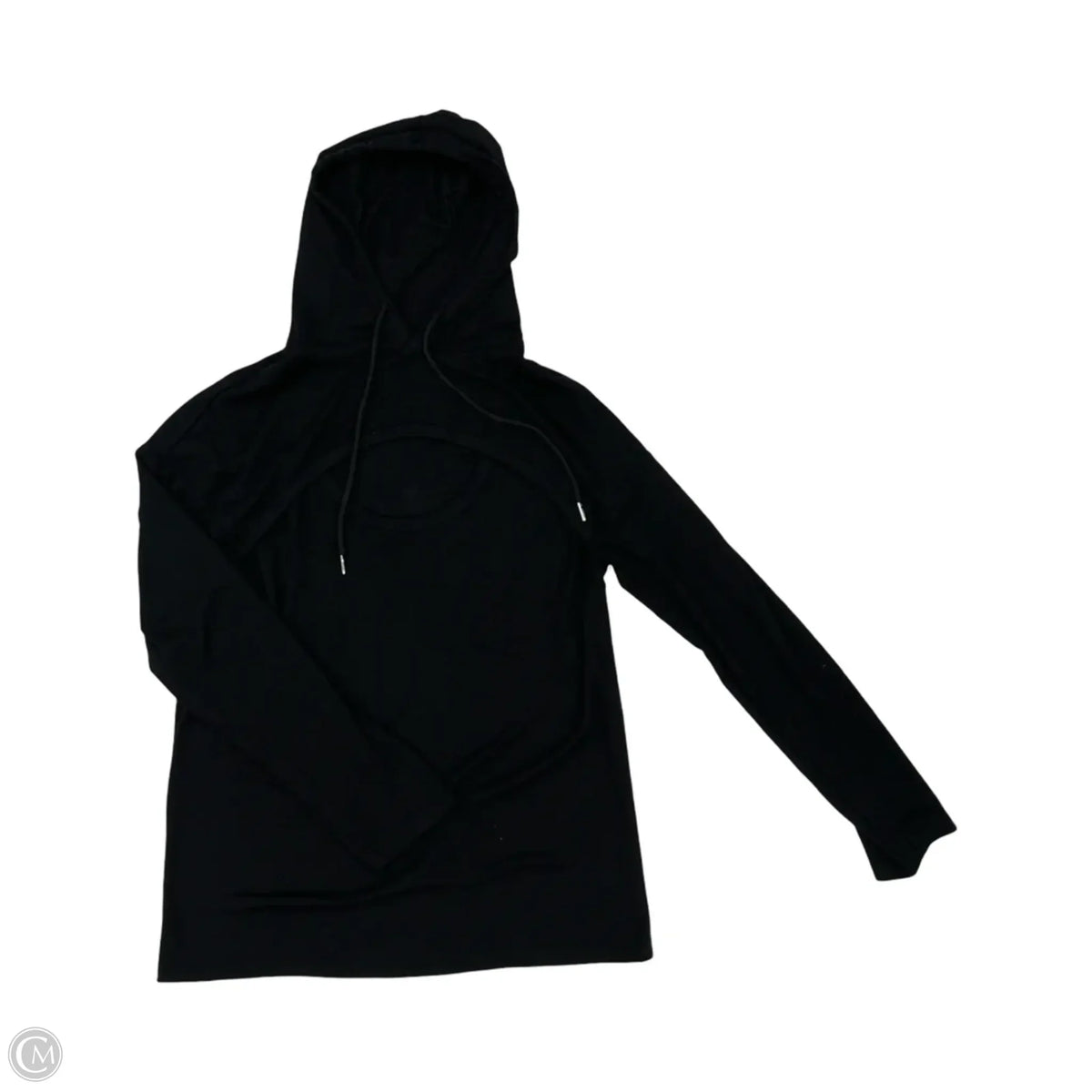 Top Long Sleeve By Cmf In Black, Size: L