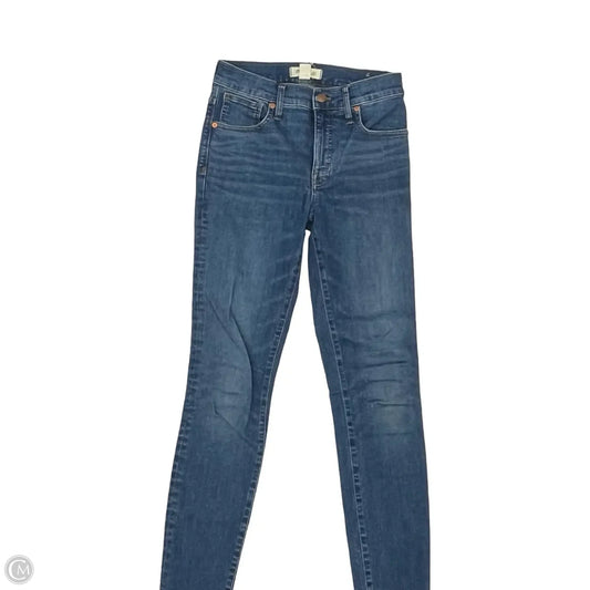 Jeans Skinny By Madewell In Blue Denim, Size: 2