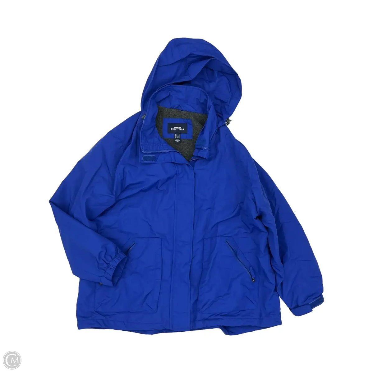 Jacket Other By Lands End In Blue, Size: 1x
