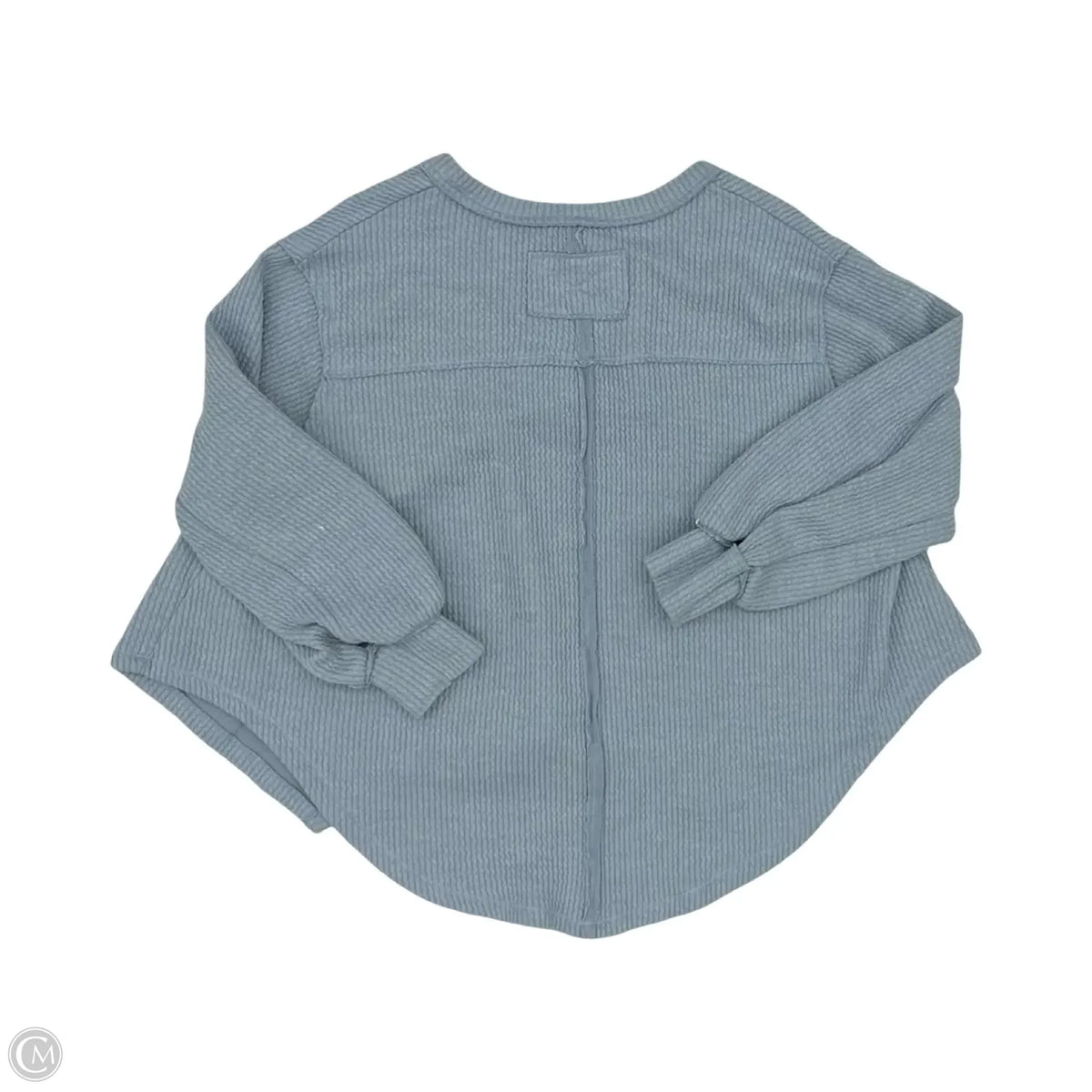 Top Long Sleeve By Blu Pepper In Blue, Size: Xs