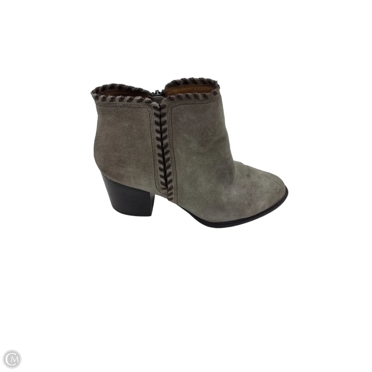 Boots Leather By Sofft In Grey, Size: 8.5