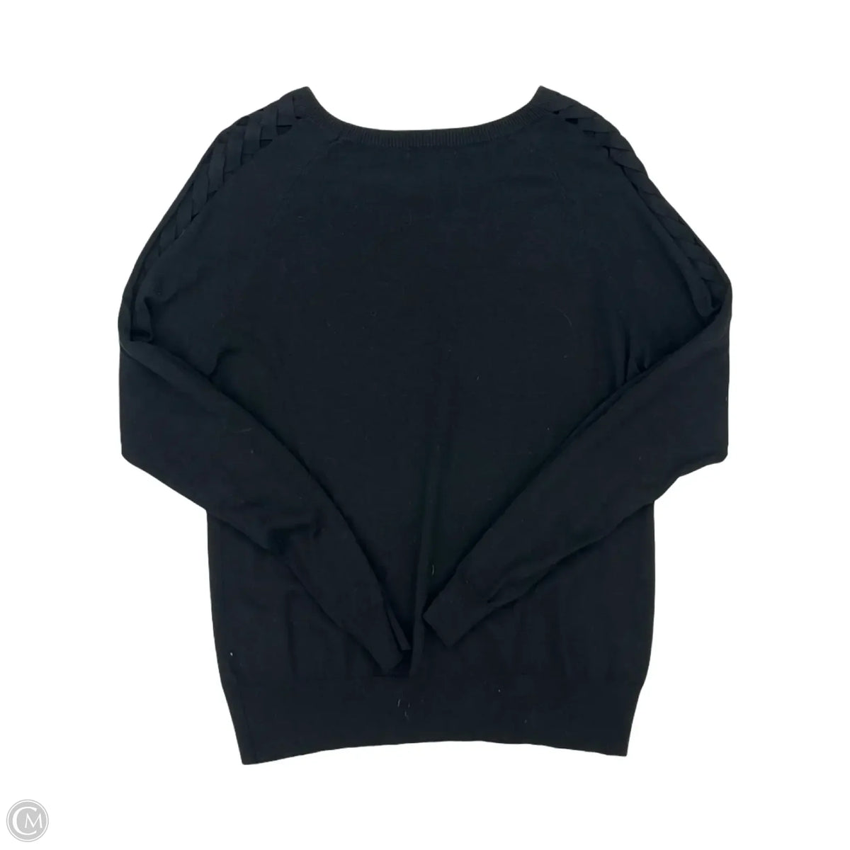 Sweater By Clothes Mentor In Black, Size: L