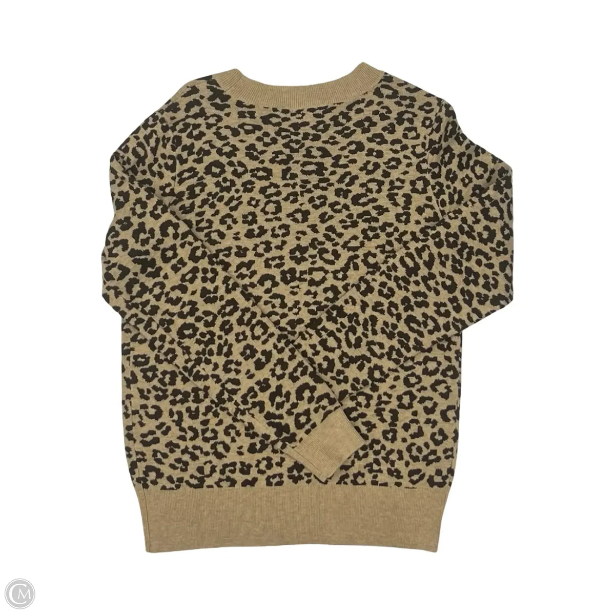 Sweater By Loft In Leopard Print, Size: S