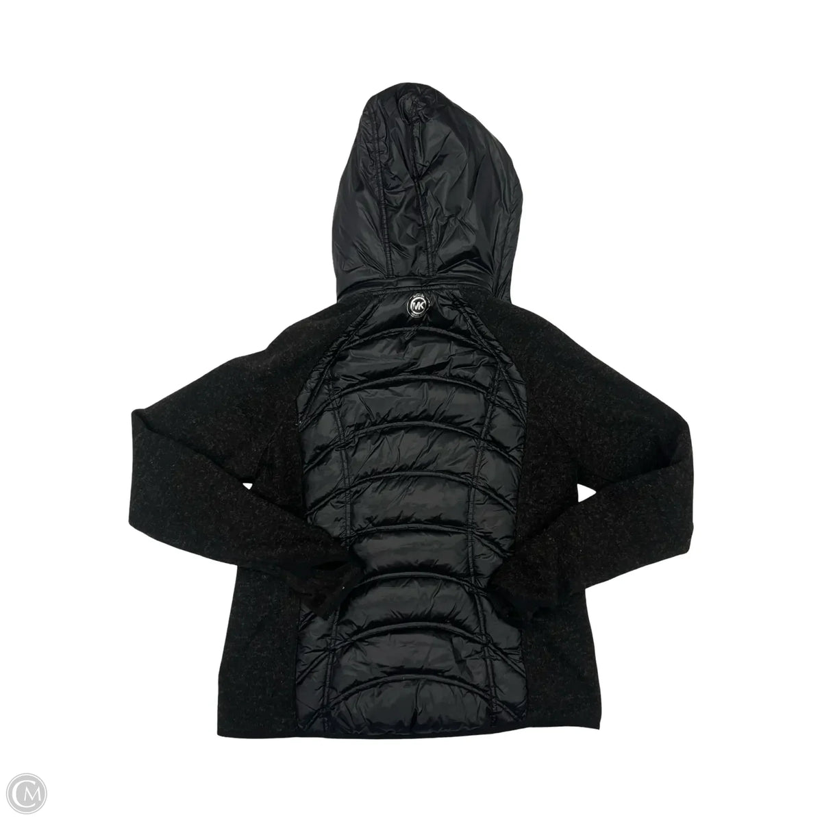 Jacket Designer By Michael Kors In Black, Size: L