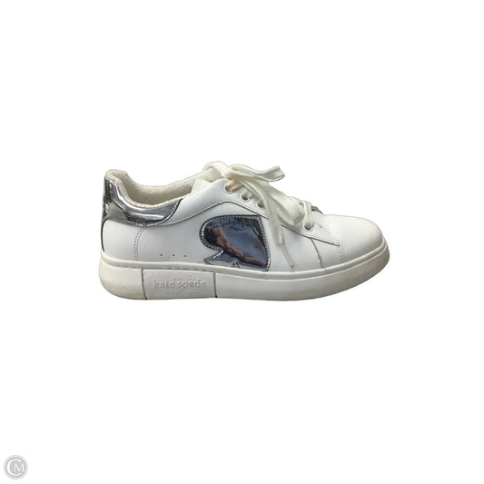 Shoes Designer By Kate Spade In Tan & White, Size: 8