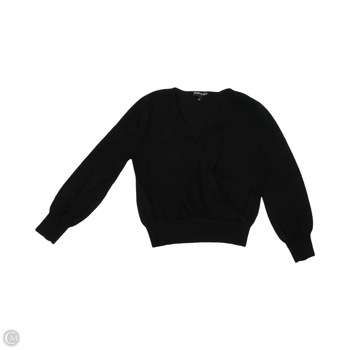 Sweater By Clothes Mentor In Black, Size: L