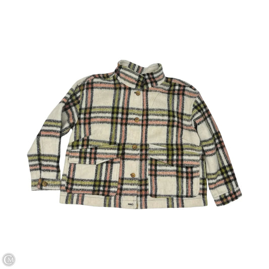 Jacket Shirt By Bagatelle In Plaid Pattern, Size: 1x