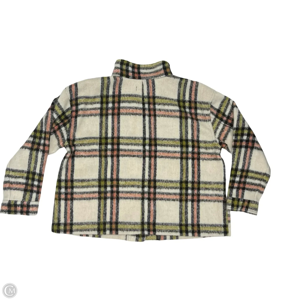 Jacket Shirt By Bagatelle In Plaid Pattern, Size: 1x