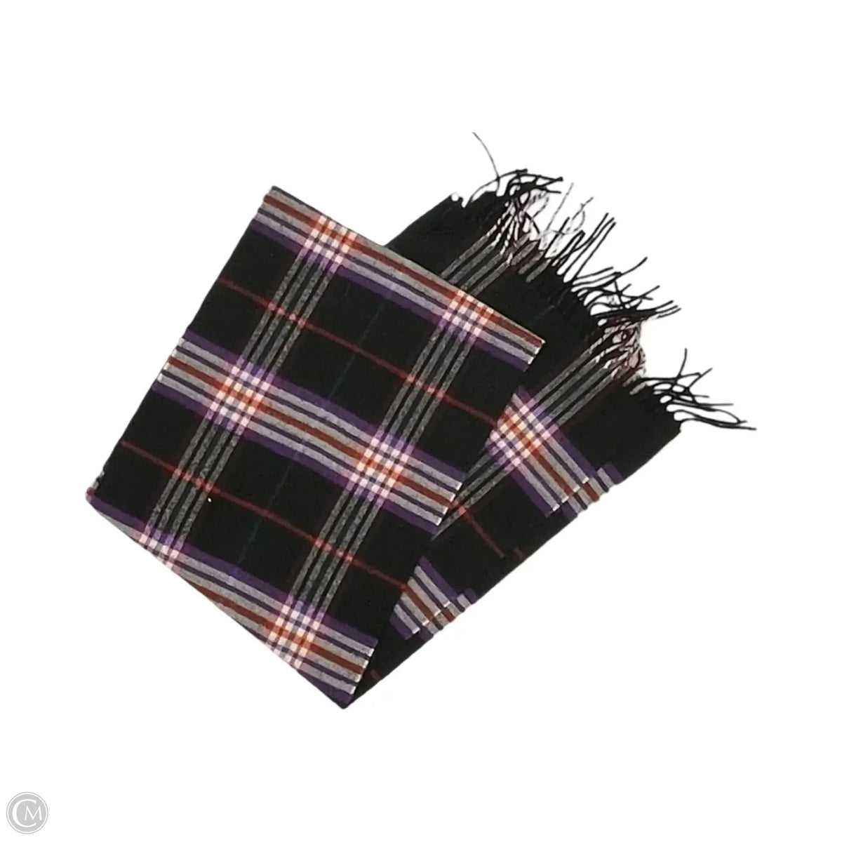 Scarf Winter By Clothes Mentor In Plaid Pattern