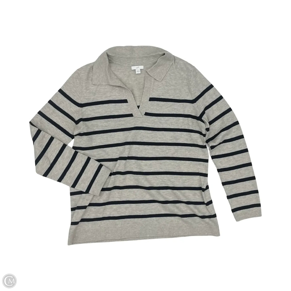 Sweater By J. Jill In Black & Grey, Size: S