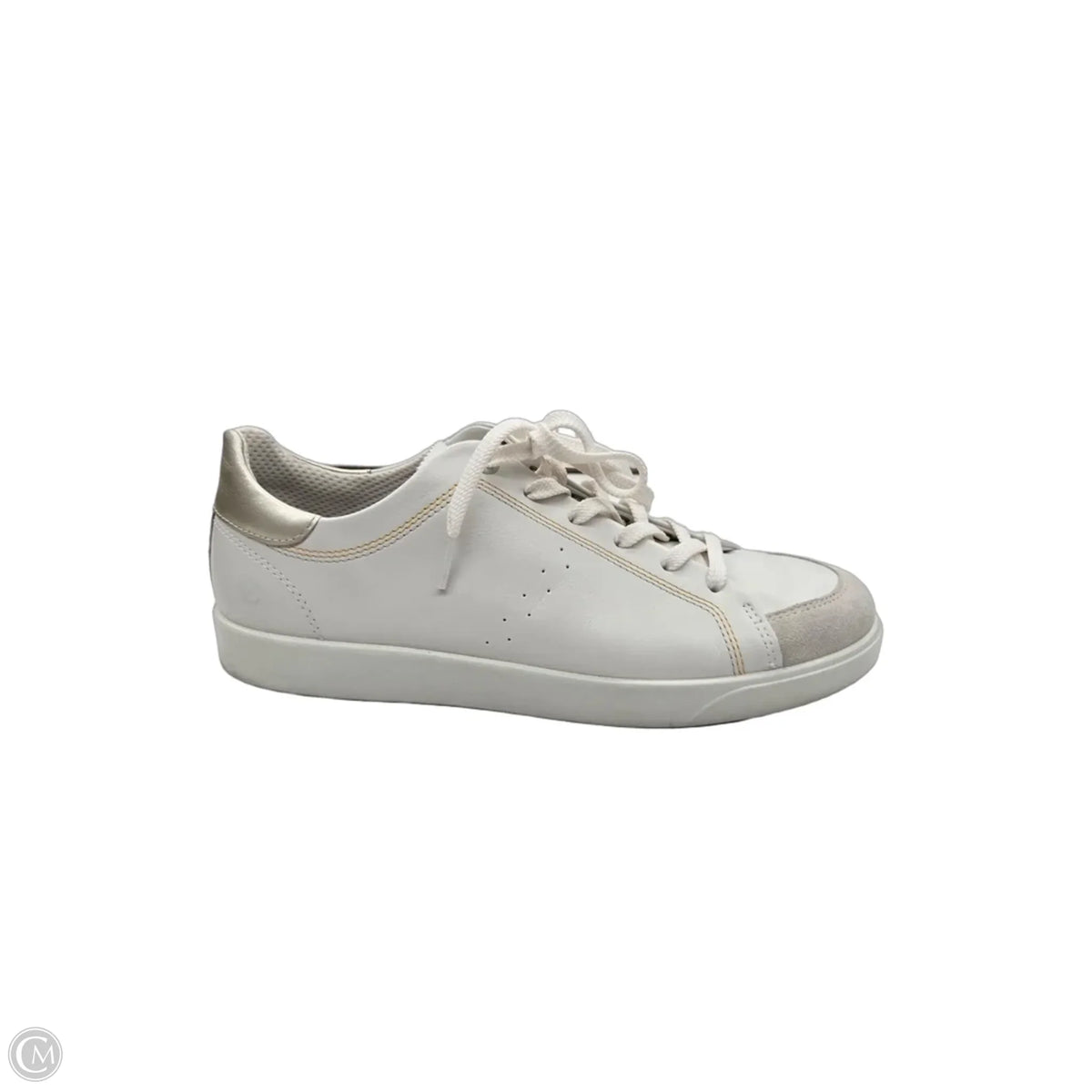 Shoes Sneakers By Ecco In Cream, Size: 10