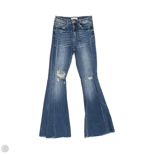 Jeans Boot Cut By Flying Monkey In Blue Denim, Size: 4