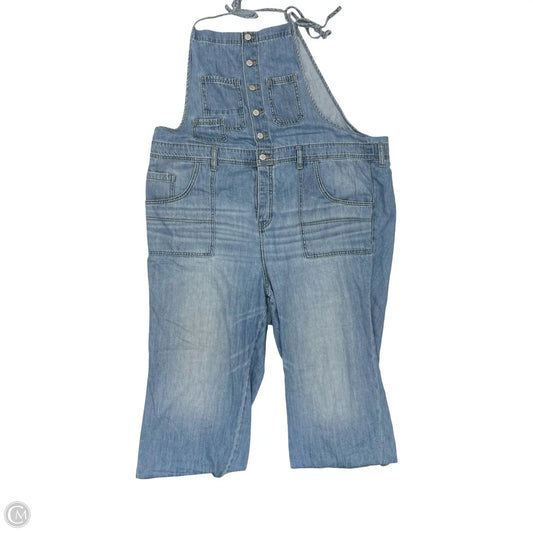 Overalls By Torrid In Blue Denim, Size: 18