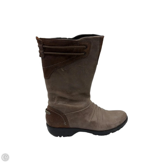 Boots Leather By Merrell In Brown, Size: 10