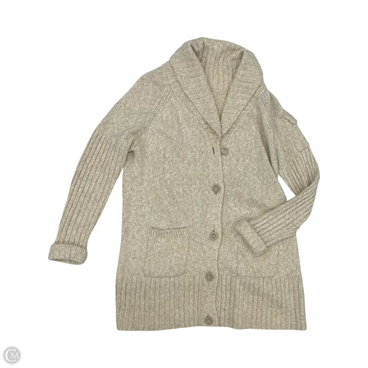 Sweater Cardigan By Cabi In Tan, Size: M
