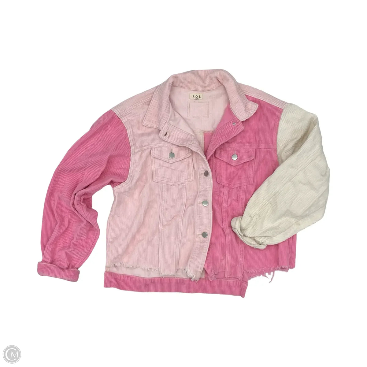 Jacket Other By Pol In Pink, Size: L