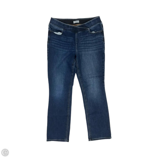 Jeans Straight By Maurices In Blue Denim, Size: L