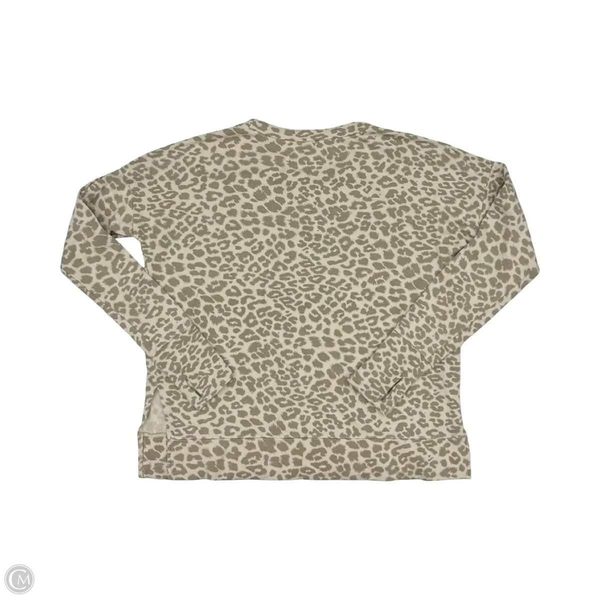 Top Long Sleeve By Glyder In Leopard Print, Size: M