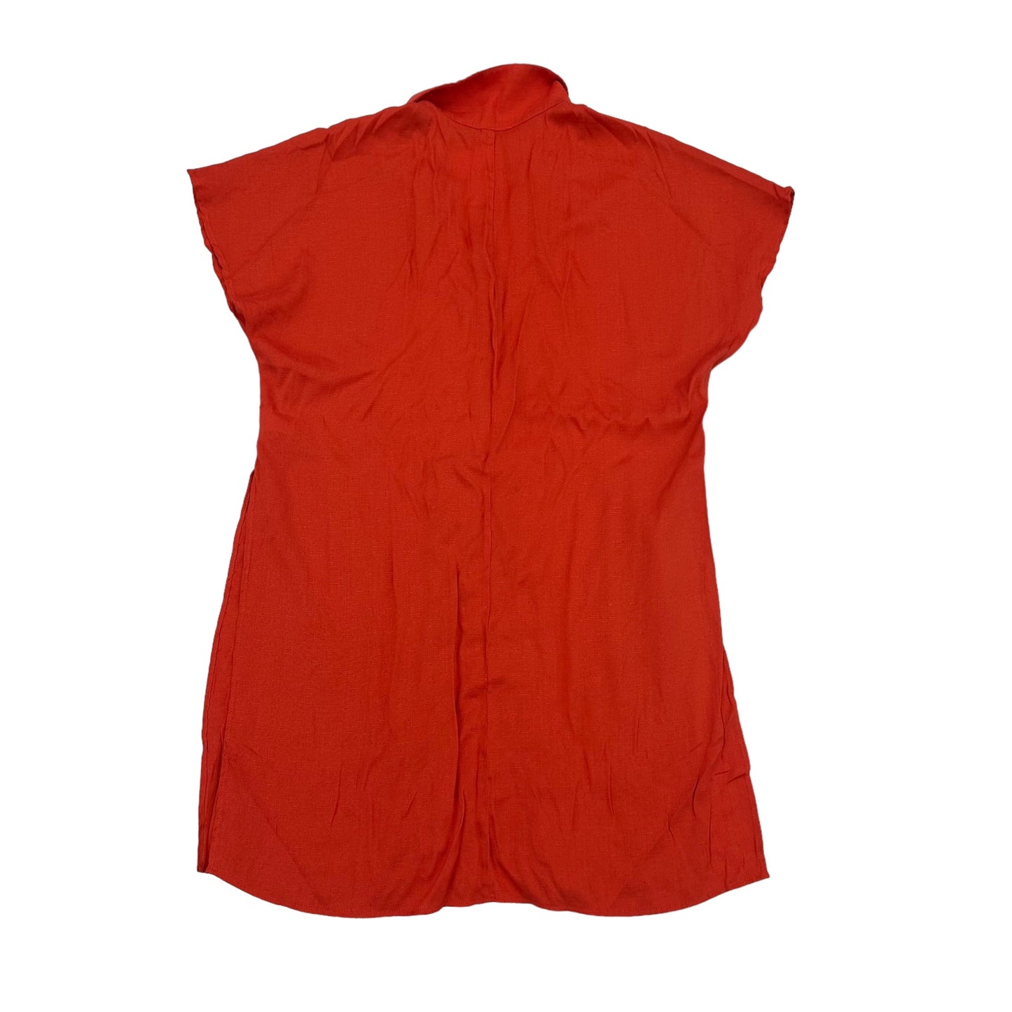 Orange Blouse Short Sleeve Favlux, Size L