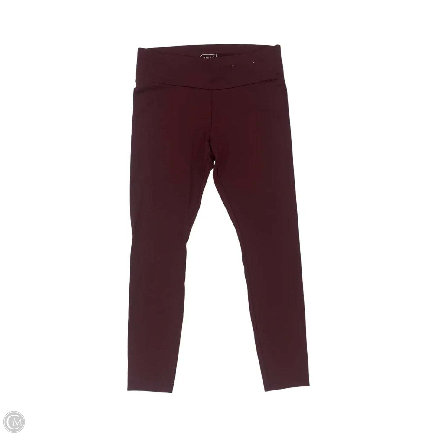 Pants Leggings By Stylus In Red, Size: L