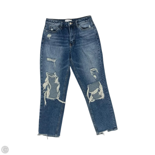 Jeans Straight By Vervet In Blue Denim, Size: 6