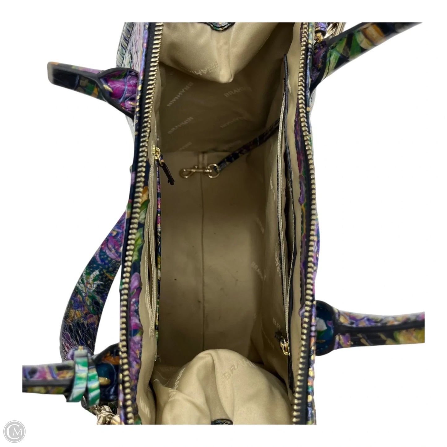 Handbag Designer By Brahmin, Size: Medium