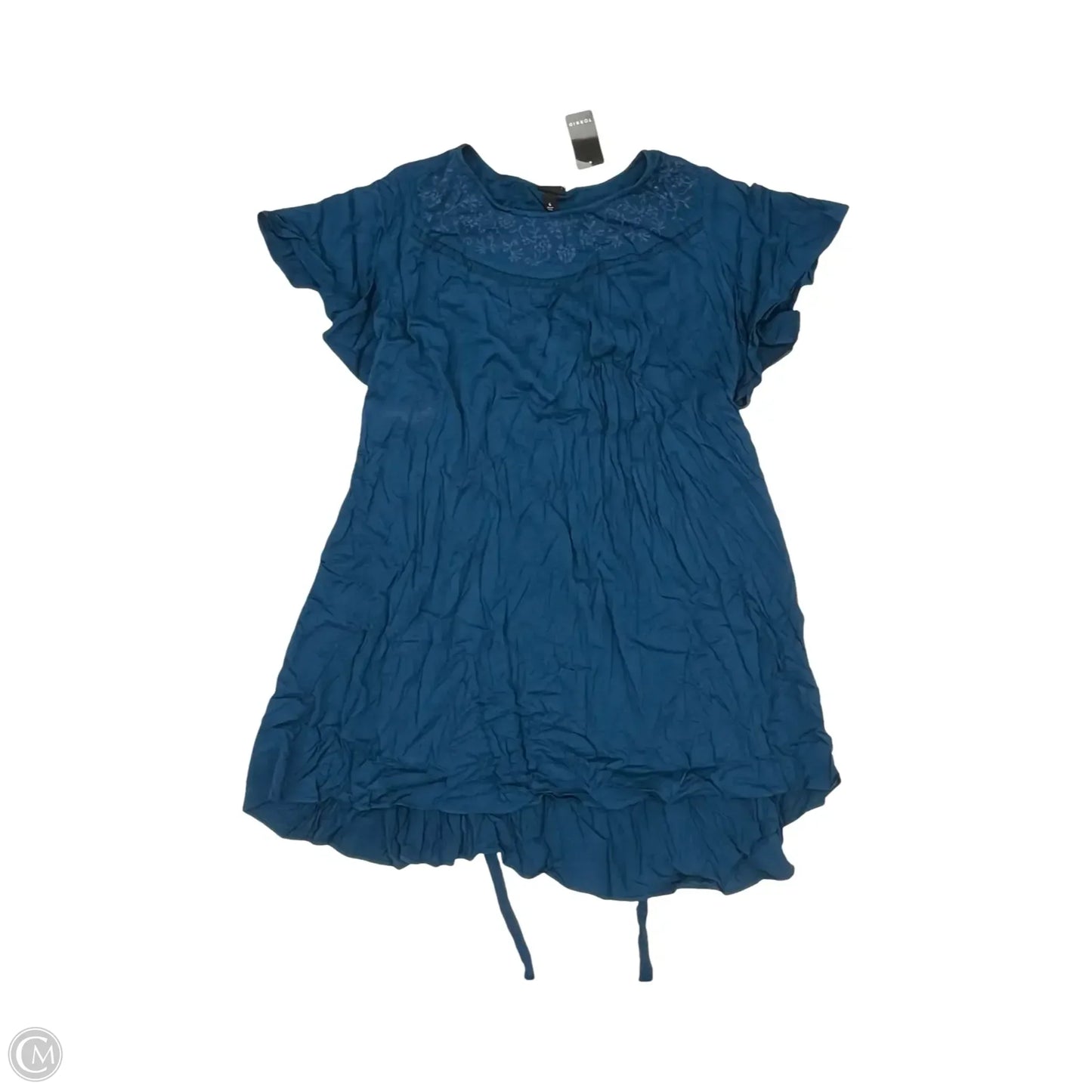 Tunic Short Sleeve By Torrid In Teal, Size: 4x