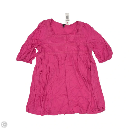 Dress Casual Short By Torrid In Pink, Size: 3x