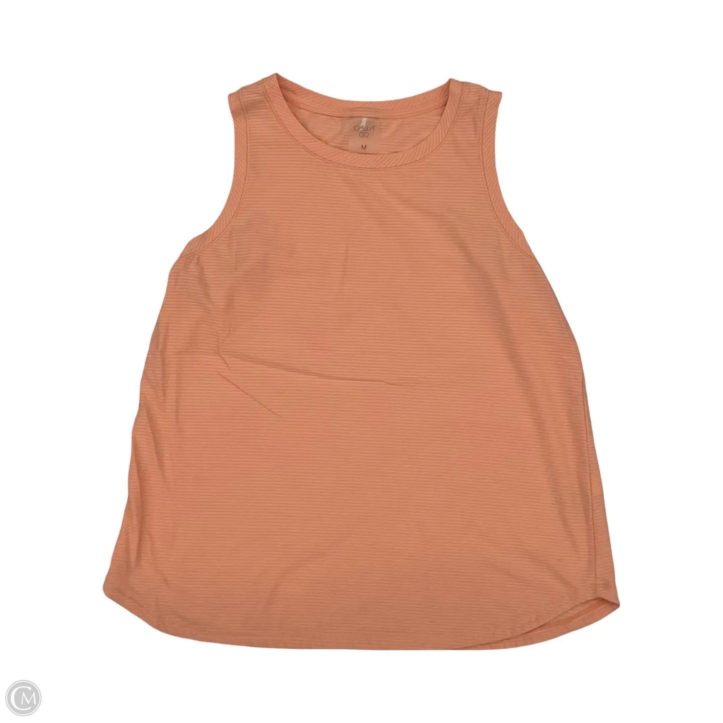 Athletic Tank Top By Calia In Orange, Size: M