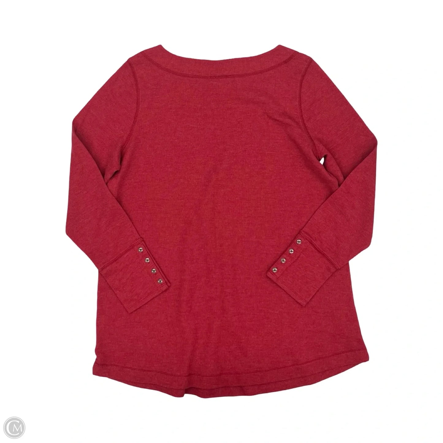 Top Long Sleeve By J. Jill In Red, Size: L
