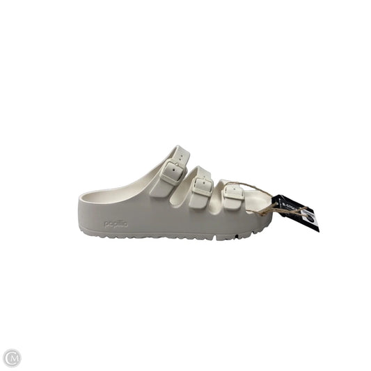 Sandals Heels Platform By Papillio In Cream, Size: 10