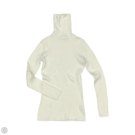 Sweater By Boston Proper In Cream, Size: Xs