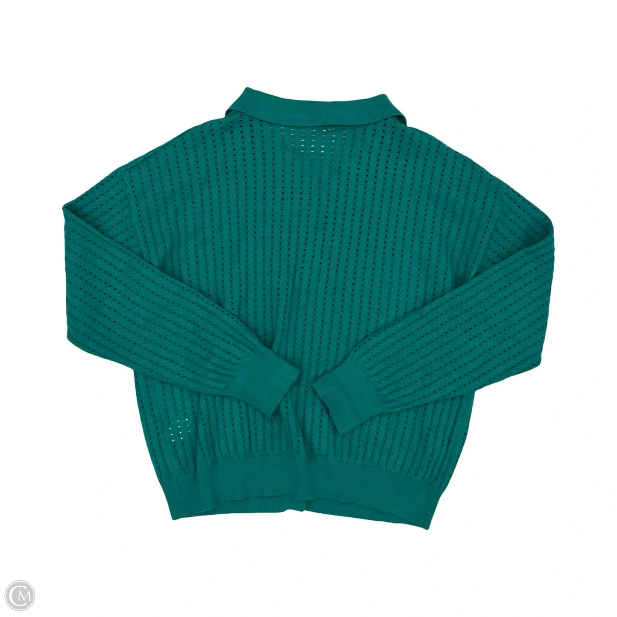 Sweater Cardigan By Bibi In Teal, Size: Xl