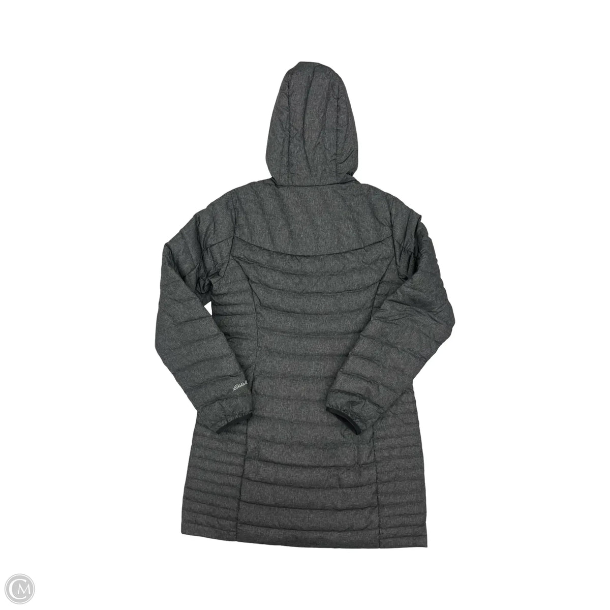 Coat Parka By Eddie Bauer In Grey, Size: M