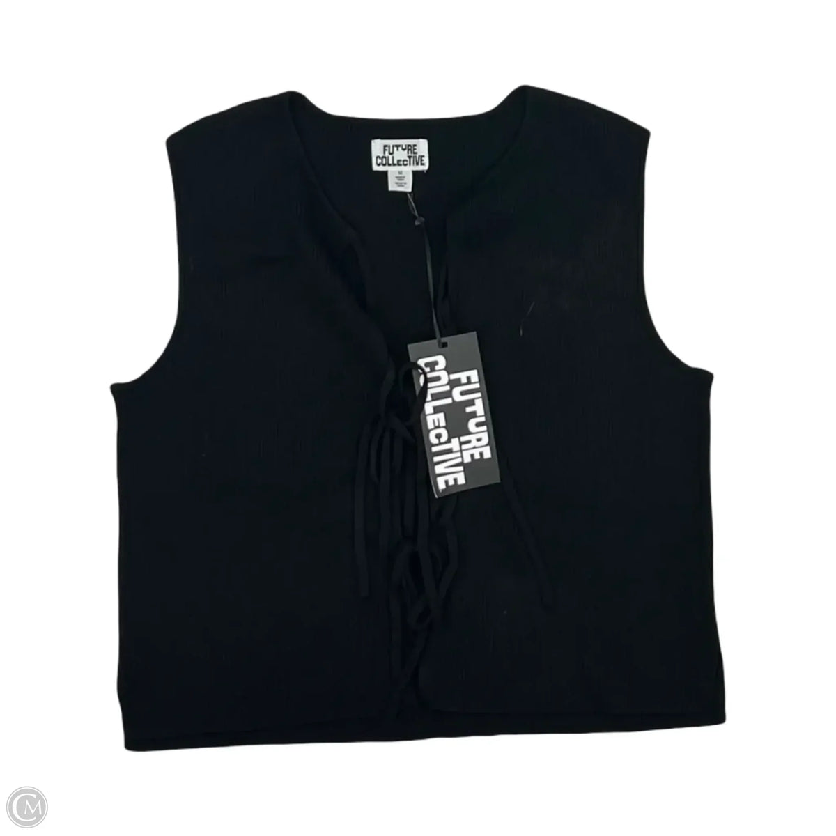 Vest Sweater By Future Collective In Black, Size: M