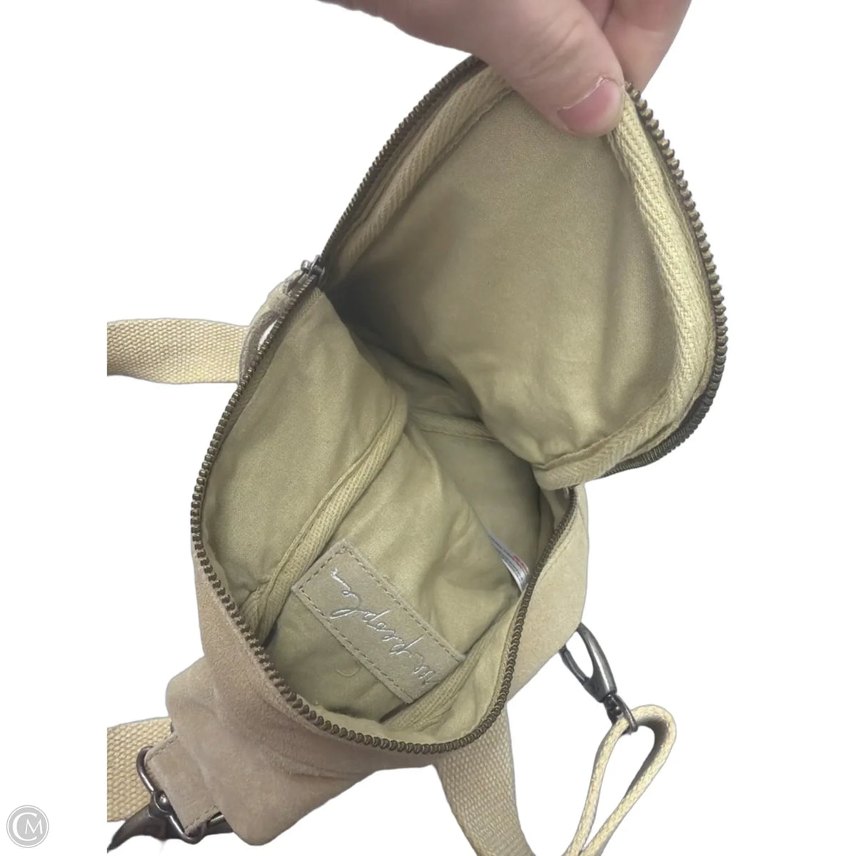 Crossbody Leather By Free People, Size: Small