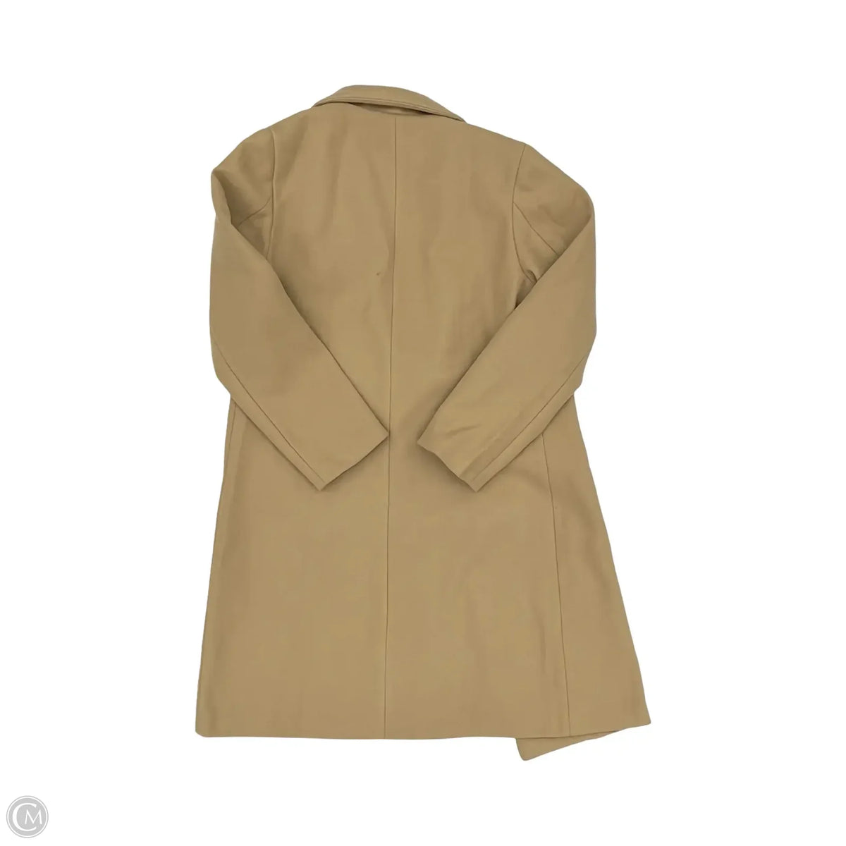 Coat Peacoat By Cme In Tan, Size: L