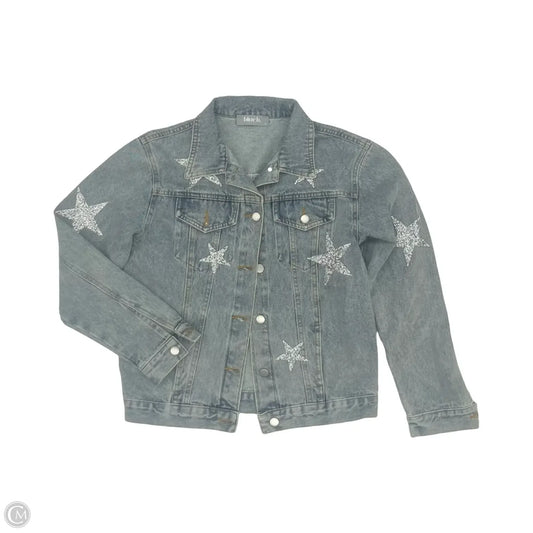 Jacket Denim By Blue B In Blue Denim, Size: M
