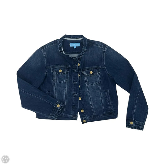 Jacket Denim By Draper James Rsvp In Blue Denim, Size: L