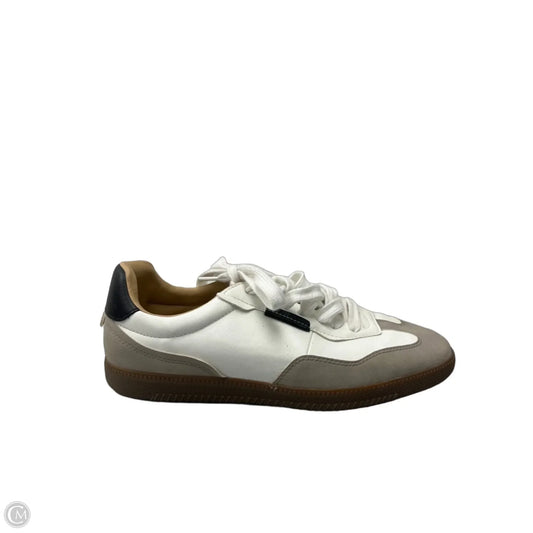 Shoes Sneakers By Steve Madden In Grey & White, Size: 7