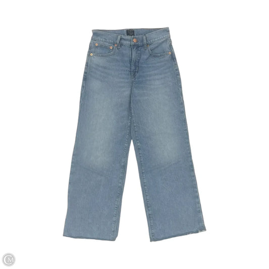 Jeans Cropped By J. Crew In Blue Denim, Size: 0