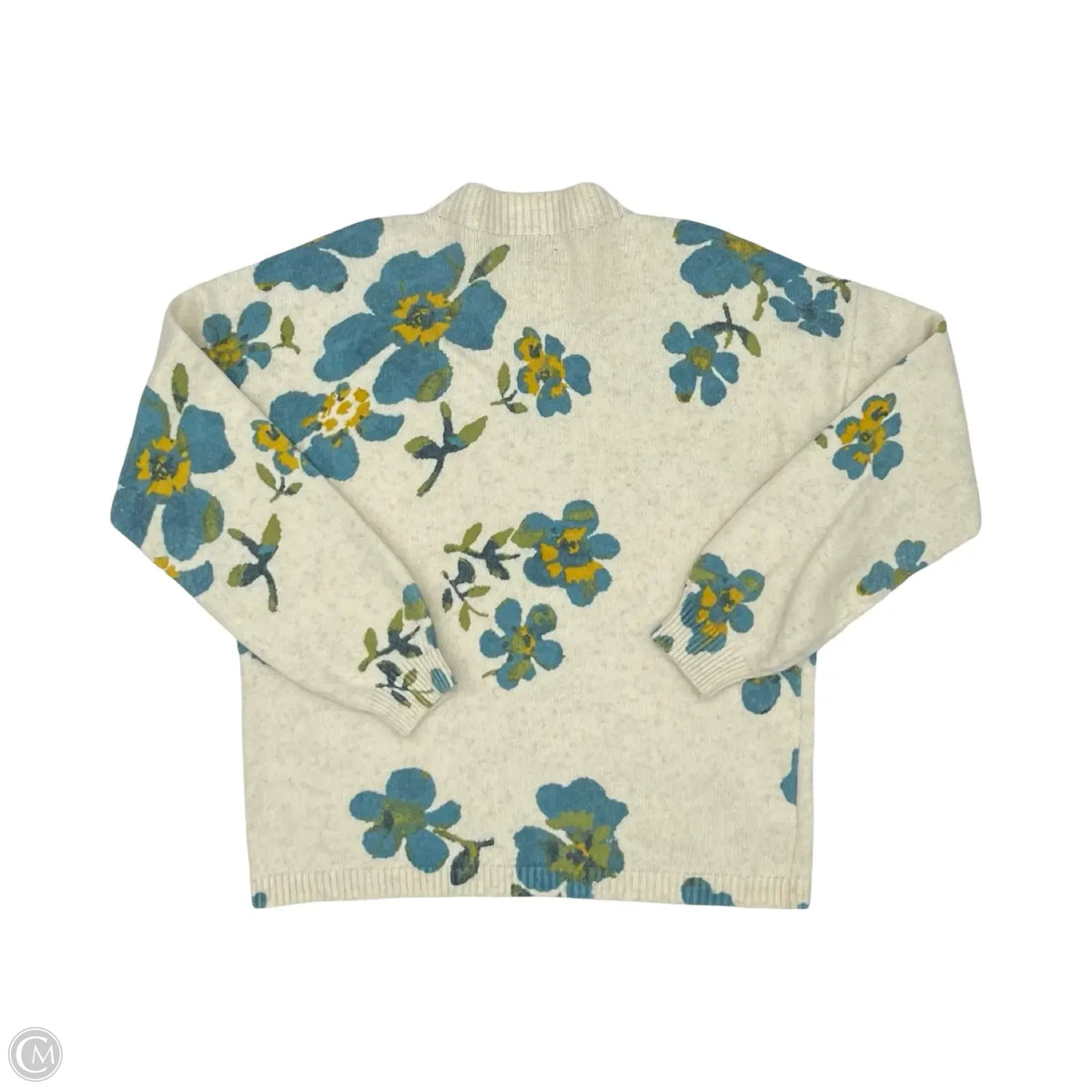 Sweater By Loft In Floral Print, Size: S