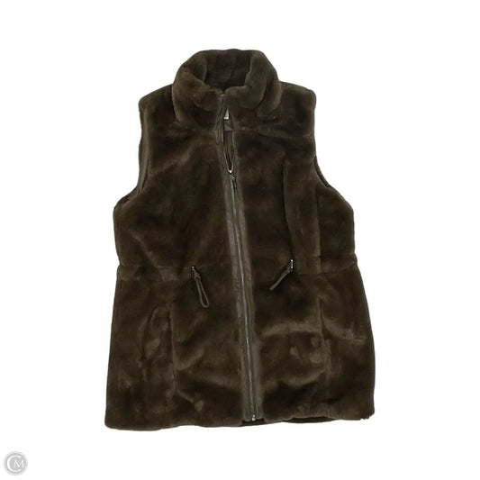 Vest Faux Fur & Sherpa By Philosophy In Brown, Size: M