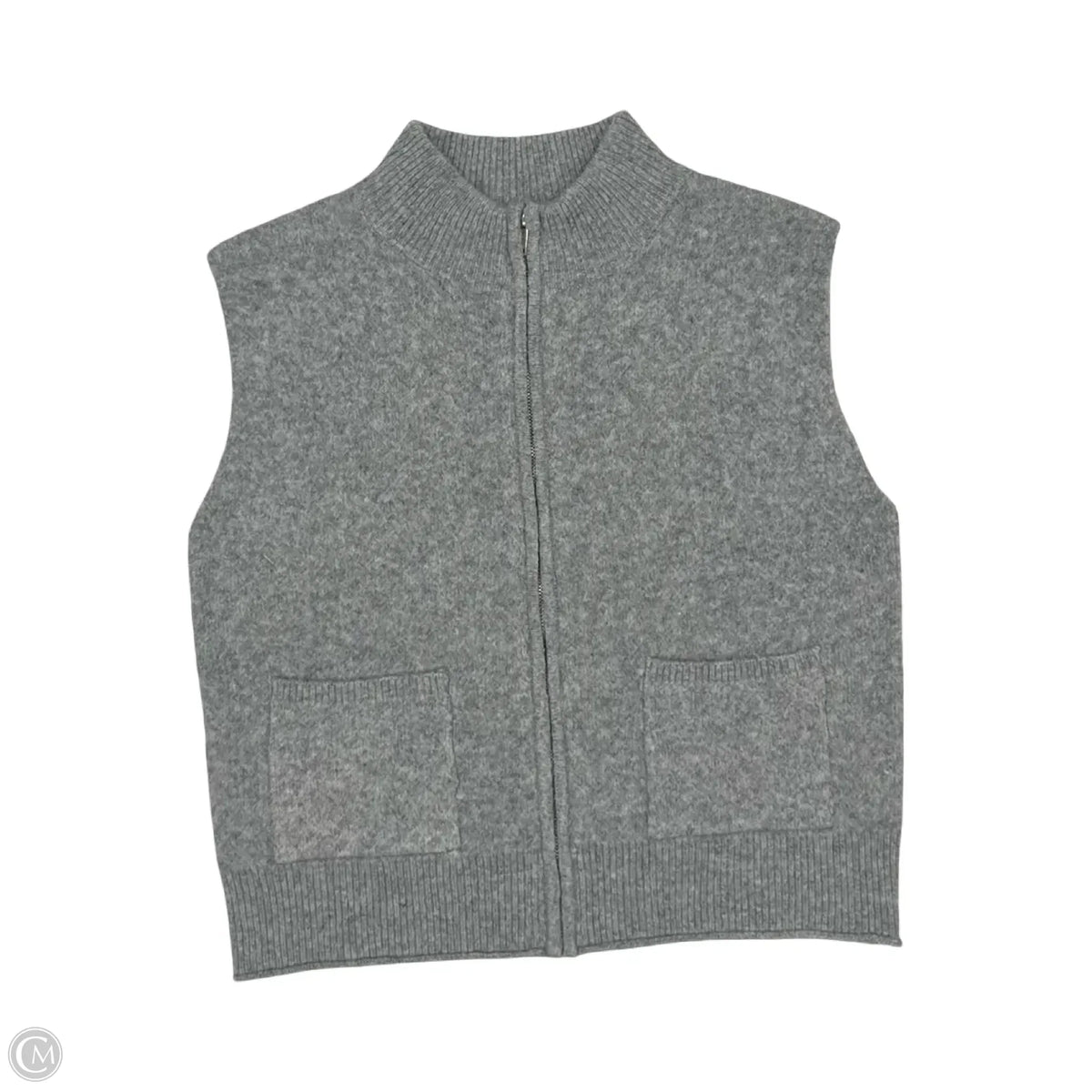 Vest Sweater By Staccato In Grey, Size: S