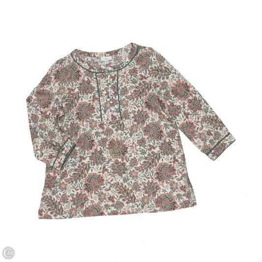 Top 3/4 Sleeve By J. Jill In Multi-colored, Size: Sp
